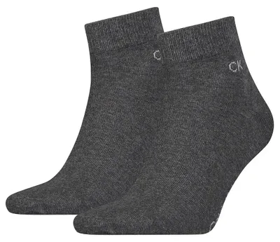 Produktbild von Calvin Klein - "Quarter" Socken für Herren(2er-Pack) PP848 (43 EU - 47 EU) (Grau/Silber)