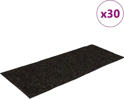 Zdjęcie produktu dla Maty pod stopnie Samoprzylepne 30 szt. 60x25 cm Brązowe Prostokątne