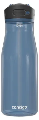 Produktbild von ContiGo! Ashland 2.0 Trinkflasche 1200 ml aus Tritan, 100% auslaufsicher, AutoSpout Einhand-Bedienung, spülmaschinenfest, BPA-frei, Blueberry (Dunkelblau)