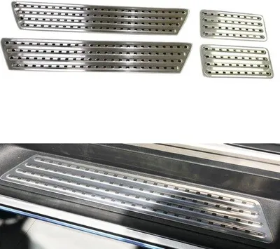 Produktbild von Krasbeständige 4-teilige Deurdrapsete aus Edelstahl für VW T6/T6.1