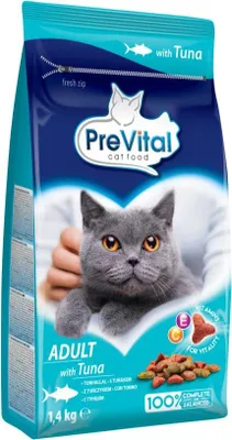 Zdjęcie produktu dla PREVITAL Tuńczyk sucha karma dla kotów 14kg