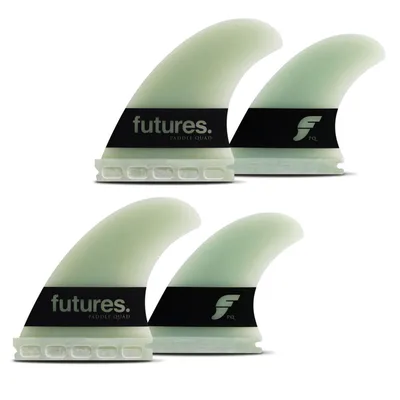 Image de FUTURES Big Wave Quad Fin Set Paddle Gun G10