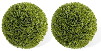Produktbild von Künstliche Buchsbaumkugeln - Topiary - Hängend - Für Außenbereich - 2er-Set - Ø40 cm