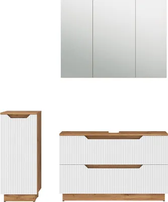 Immagine prodotto di Set di mobili da bagno Vicco Lotta Bianco 3 parti, Model 59391