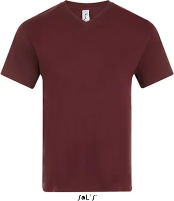 Produktbild von SOLs 11150 | V-Neck Herren Kurzarm T-Shirt Victory - Farbe: Oxblood - Größe: L