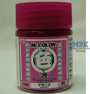 Image de GUNZE GSCR02 Pigments de couleur primaire Magenta (18 ml)