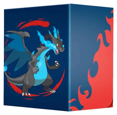 Image de Boîte de rangement pour cartes Pokémon Mega Charizard X