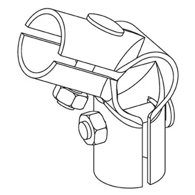 Produktbild von Winkelschelle 3-fach, 120° 3/4" (26,9 mm)