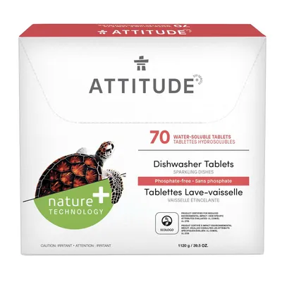 Obrázek produktu pro Tabletky do Myčky 70 ks ATTITUDE ekologické udržitelné