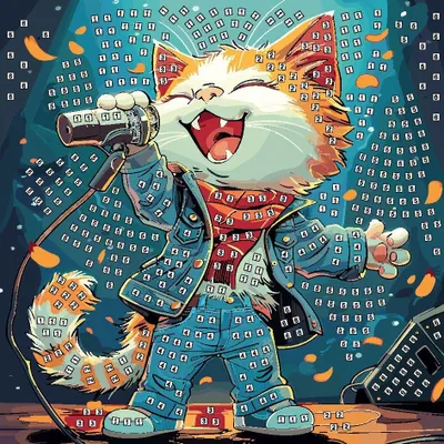 Immagine prodotto di Mosaico di schiuma Gatto canterino Fun&Joy
