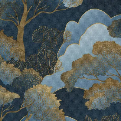 Produktbild von Vliestapete 10448-08 Tapete Grafik 0.53 x 10.05 m Erismann Elle Decoration 4 Blau