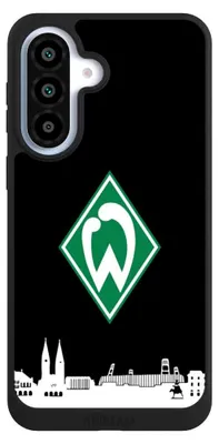 Produktbild von NIVOCASE Handyhülle für Samsung Galaxy A37 5G  Hülle NIVOpure Case Schwarz Offizielles Lizenzprodukt SV Werder Bremen Skyline