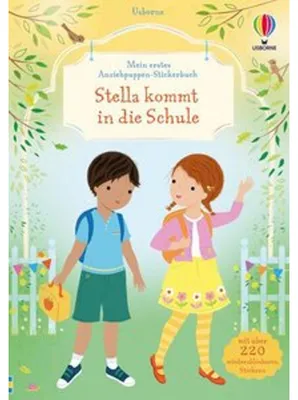 Obrázek produktu pro Mein erstes Anziehpuppen-Stickerbuch: Stella kommt in die Schule