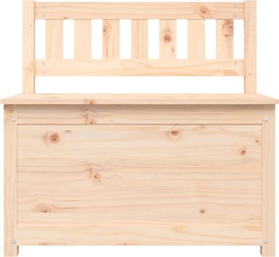 vidaXL Lavica 80x41x77 cm z masívneho dreva borovice