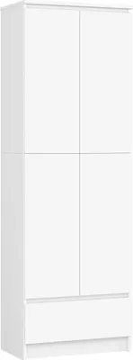 Immagine prodotto di Armadio a due ante con cassetto 60 cm VALESTRA - bianco
