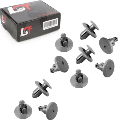 Produktbild von 10x STOßSTANGEN HALTER BEFESTIGUNG CLIP CLIPS FÜR SUZUKI in dunkelgrau