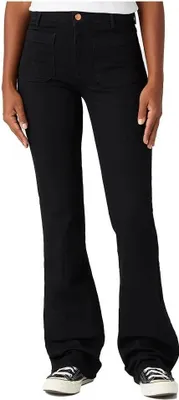 Produktbild von Wrangler Flare Jeans Schwarz 27 / 32 Damen Schwarz 27