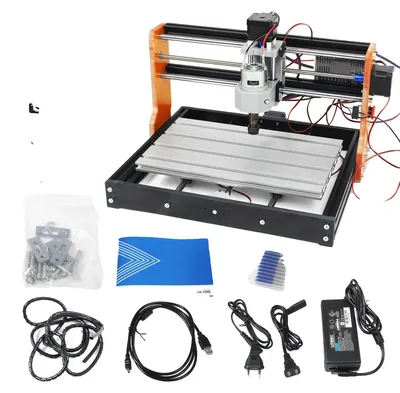 Obrázok produktu pre CNC fréza, 3-osový prevádzka, offline ovládač, 3018 pro-a, 7 W laser add-a