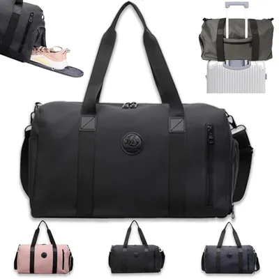 Imagen del producto de Bolsa de deporte con compartimento para zapatos y compartimento para objetos húmedos - Color  - 46 x 22 x 26 cm