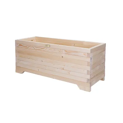 Obrázok produktu pre Greenspot Drevený Kvetináč - 100x35cm Priehľadný