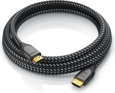 Produktbild von Primewire 8k HDMI Kabel 2.1 - 8K @ 120Hz 4K @ 240Hz mit DSC, HDMI 2.0a 2.0b, 3D, Highspeed Ethernet, HDTV UHD II, HDR-10+ - eARC, VRR, Dolby Vision - 0,5m