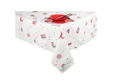 Produktbild von Excelsa Tischdecke Merry Christmas Baumwolle 240Xh0,1X140 Cm Bunt