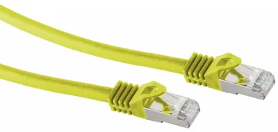 Obrázek produktu pro Propojovací kabel RJ45 se surovým kabelem CAT 7 PIMF žlutý 3 m