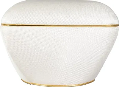 Produktbild von Hocker Contessa 120 Elfenbein / Gold