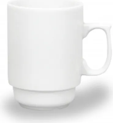 Obrázok produktu pre Hrnček porcelán 240ml stohovateľný KVIDO