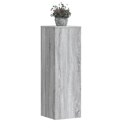 Produktbild von Möbel Pflanzenständer 2 Stk. Grau Sonoma 33x33x100 cm Holzwerkstoff - Beete 3307887