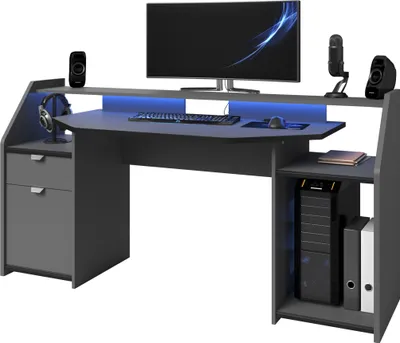 Produktbild von Gaming Tisch “Set Up” mit LED & Farbwechsel