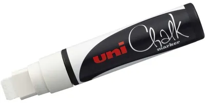 Zdjęcie produktu dla Uni-Ball ChalkGlass PWE-17K, Biały, Dłuto, 1 szt.