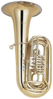 Produktbild von V.F.Červený Tuba CBB 686-4B, Rot, 21,2mm Bohrung, 450mm Resonanzboden, 4 Ventile, Minibal Getriebe, inkl. Koffer