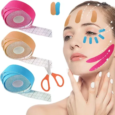 Imagen del producto de Cinta para lifting facial, invisible, 3 unidades, para pieles sensibles