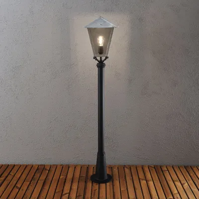 Produktbild von Konstsmide Benu Wegeleuchte galvanisierter Stahl, rauchfarbenes Acrylglas, Hand EU 436-320