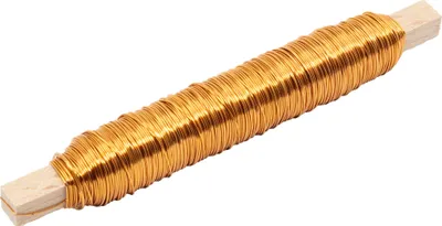 Produktbild von Decolackdraht Holzstab mandarin - 14 - 0,50 mm 50 m 100 g
