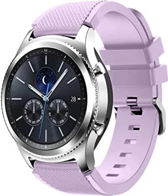 Produktbild von Strap-it Samsung Gear S3 Classic / Frontier Silikonband (Lila)
