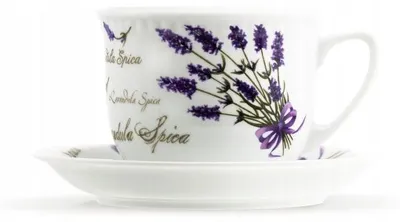 Produktbild von Lubiana Wiedeń Porzellan-Kaffeetasse mit Untertasse 300ml