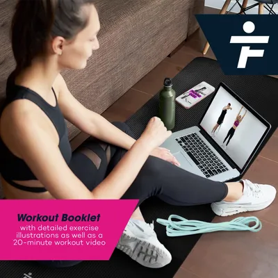 Productafbeelding van Weerstandsbanden set, 5 weerstandsniveaus, 100% latex, voor krachttraining
