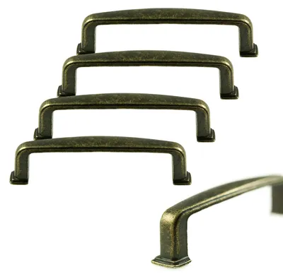 5 Metall-Griffe Bogengriffe antik bronze Schubladengriffe Schrankgriffe Möbelgriffe, Größenwahl