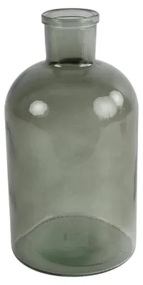 Image de Vase en verre gris 14 x 14 x 27 cm