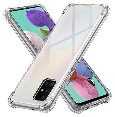 Zdjęcie produktu dla Techsuit Shockproof Silicone etui na Samsung Galaxy A51 4G - przezroczyste