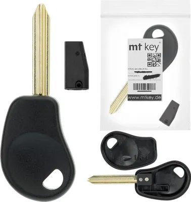 Produktbild von MT-KEY Auto Zünd Schlüssel Rohling SX9 + ID46 Transponder Wegfahrsperre kompatibel mit Citroen Saxo Modpf 99-03 Xsara Modpf 00-06 Xsara Picasso 99-06 Fiat Scudo I 222 02-06 Peugeot Expert I 01-06