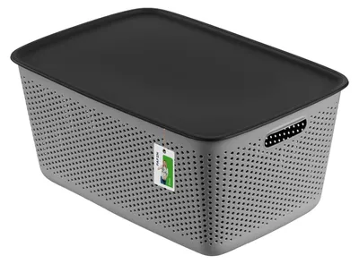 Produktbild von PAFEN OpenStore Aufbewahrungskorb 45L Grau - Kunststoff PP