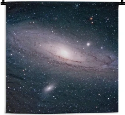 Produktbild von MuchoWow® Wandteppich Wandbehang Die Milchstraße am Sternenhimmel 60x60 cm Tapisserie Dekoration Wandtuch - Dekorationen - Wand Decke