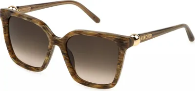 Produktbild von Furla SFU888 Marrone striato lucido 54/17/140 Damen Sonnenbrillen