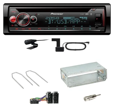 Produktbild von Pioneer DEH-S720DAB Bluetooth Digitalradio FLAC Einbauset für Peugeot 206 206 CC