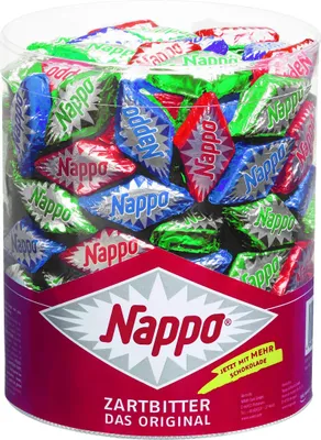 Obrázek produktu pro Nappo classic v plechovce Nugát s hořkou čokoládou 1320g