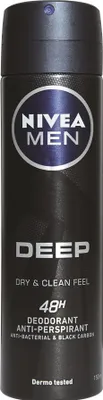 Produktbild von NIVEA Men Deep Darkwood, Männer, Antitranspirant, Spray-Deodorant, Spray, 150 ml, 72 h