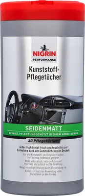 Productafbeelding van NIGRIN 687723 NIGRIN Kunststofonderhoudsdouwdoekjes, satijnachtig, verpakking